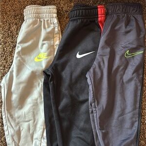 Nike Jogger Pants Trio - Light Gray, Black, and Dark Gray